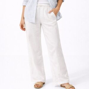 Old Navy linen blend white Casual Pants